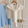 Chal de Alta Gama con Chaleco de Punto Pequeño, Color Sólido, Nuevo Estilo Primavera y Otoño, Protector de Cuello Versátil para Vestir en Capas, Chal Pequeño, Cuello Falso