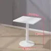 Mesa de Ocio Pequeña para Balcón de Apartamento Mesa para Cafetería de Té con Leche Mesa Cuadrada de Ocio Mesa de Espera para Negociación Mesa de Centro