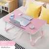 Mesa plegable para cama dormitorio escritorio para portátil escritorio para estudiante universitario artefacto de dormitorio mesa pequeña mesa de comedor perezosa