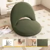 Sillón Sofá Perezoso de Calabaza, Sillón Reclinable de Algodón Comprimido al Vacío Sofá de Ocio con Reposapiés