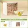 Juego de Té Factory Flower Whisper Cerámica Kung Fu Juego de Té Gama Alta Gaiwan Blanco Mineral Tetera Personal y Taza de Degustación