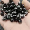 Cuentas de obsidiana vintage, cuentas sueltas de piedras preciosas, cuentas cilíndricas de obsidiana helada, cuentas espaciadoras, accesorios para joyería DIY, venta al por mayor de cuentas