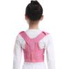 Corrección de Postura Sentada Encorvada para Niños y Niñas, Soporte de Espalda para Estudiantes, Corrector Anti-Joroba Cinturón Fijo, Cinturón de Corrección Transpirable