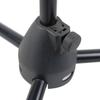 Soporte para micrófono con clip doble, soporte de suelo para micrófono, altura ajustable, soporte de suelo para micrófono portátil