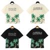 Comercio exterior transfronterizo mayoreo PA marca Tide 23 nueva camiseta holgada con palma de oso decapitado, coco, llama, tiburón, amantes