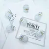 Diretamente do Fabricante: Mini Presilhas de Cabelo Transparente Estilo Coreano Abacaxi, Grampos para Franja, Atacado para Cabelo Solto, Novos Modelos Versáteis 2025