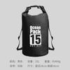 Bolsa Balde Impermeável para Exterior, Bolsa de Armazenamento para Praia, Natação e Mergulho, Mochila para Montanhismo, Ciclismo, Rafting e Rastreamento de Rios