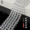 Qian Jing Wan Ma 7A Cristal Blanco Natural Cuentas Sueltas Cuentas Redondas Pulsera Cadena de Mano Cuentas Hecho a Mano DIY Accesorios para Joyería Venta al por Mayor