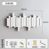 Perchero con Forma de Tecla de Piano, Madera Maciza, para Dormitorio, Recibidor, Detrás de la Puerta, Estante de Pared Ahorrador de Espacio para Ropa