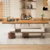 Juego de mesa de té y sillas de madera maciza para uso doméstico, diseño minimalista moderno, mesa de té de estilo nuevo para preparar té, adecuada para el hogar, lujo ligero, recepción y uso de oficina