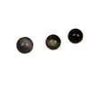 Pulsera de Obsidiana Plateada Natural Cuentas Sueltas Pulsera de Obsidiana Dorada Cuenta Individual Accesorios de Cristal Obsidiana DIY Cuentas con Cuentas