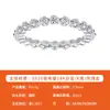 Amazon Transfronterizo Temu Joyería Más Vendida, Fuente Mayorista Anillo de Círculo Completo de Plata S925 Moissanita para Mujer