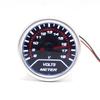 Modificación de Coche Transfronteriza Universal Gafas de Sol Voltímetro de 2 Pulgadas 12V 52mm Luz Blanca Medidor de Voltaje Mecánico