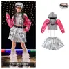 Ropa de Baile Jazz para Niñas Hip-Hop Genial y Guapo Traje de Street Dance para Niña Moda Ropa de Jazz para Escenario y Pasarela Infantil
