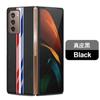 Para Galaxy Z Fold3 sensação de pele dobrável tudo incluído Z Fold2 capa anti-queda lichia w21 capa flip