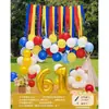 Balões de Número para o Dia das Crianças para Jardim de Infância, Escola, Sala de Aula, Decoração Externa, Fundo de Palco e Arranjo de Atmosfera