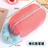Estuche de Lápices Estilo Girly Bolso de Mano Bolsa de Almacenamiento Bolsas de Almacenamiento para Papelería Estudiantil de Colores Caramelo Más Vendidas Caja de Papelería de Color de Contraste Bolsa