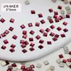 Joias para nail art rosa seco atacado super brilho mini tamanho pequeno cavalo olho de cavalo formato plano decoração de vidro para unhas