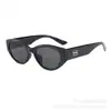 Gafas de Sol Negras Estilo Ojo de Gato 2026 para Mujer con Rostros Cuadrados y Redondos, Gafas de Sol de Gama Alta para Verano con Protección Solar y Anti-UV para Hombre