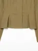 Ropa de mujer de moda transfronteriza más vendida en Amazon para comercio exterior 2026 chaqueta corta simple de cuello alto con cremallera ceñida a la cintura ajustada