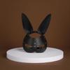 Máscara de conejo de zorro de cuero para adultos, juguete sexual para parejas, máscara para coquetear, accesorios para discotecas.