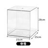 Caja Acrílica Alta Transparencia Caja para Flores Caja de Regalo de Flores Lujo Ligero Caja Cuadrada de Regalo Caja de Exhibición Hecha a Mano Cubierta Antipolvo