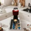 Estante Expositor y Almacenamiento Personalizado Deslizante de Cápsulas de Café de Acrílico Caja Transparente a Prueba de Polvo para Almacenamiento de Cápsulas de Café