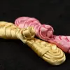 Botões de fecho pipa sólidos estilo chinês, colete cheongsam vintage tecido à mão, botões de acessório étnico feitos à mão