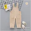 Pantalones de tirantes para niños Primavera Otoño e Invierno Ropa nueva para niños Pantalones de mezclilla Bebé Infantil 1-3 Años Pantalones para niños y niñas