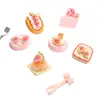 Decoraciones para Postres, Mini Panes de Simulación de Resina, Postres Pequeños, Pinzas para el Cabello, Accesorios DIY, Accesorios de Resina al por Mayor