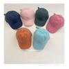 2025 primavera nuevo ~ gorra de béisbol para padres e hijos coreana simple bordado camello gorra parasol marea niños