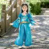 Vestido Dinastia Han Infantil Roupa de Performance Nova Estilo Étnico Chinoiserie Roupa Tang Manga Longa Menino Dai Menino Roupa de Performance Conjunto