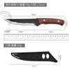 Cuchillo de Carnicero Forjado con Patrón de Martillo, Cuchillo para Cortar Carne, Cuchillo para Deshuesar, Cuchillo para Despiezar, Cuchillo para Carne de Res, Cuchillo de Cocina, Cuchillo para Cortar Carne, Cuchillo Doméstico