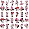 50 Piezas de Pegatinas de Dibujos Animados de Mickey y Minnie, Lindas Pegatinas Impermeables de Mickey Mouse para Maletas, Cuadernos, Refrigeradores, Pegatinas para Niños