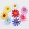 Flor Artificial Nueva Margarita Pequeña Crisantemo Hecho a Mano DIY Doble Capa 4.5cm Cabeza de Flor Falsa Margarita Poligonal Girasol Al por Mayor