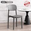 Habitación de Alquiler Mesa de Comedor Taburete de Plástico Silla de Comedor para el Hogar Apilable Taburete Engrosado Hogar Fuerte y Duradero Silla para Sala de Estar
