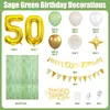 Paquete de Banderín con Bandera de Globo Digital Verde Oliva Nuevo de 32 Pulgadas Transfronterizo Decoración para Fiesta de Cumpleaños de Niños y Adultos