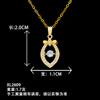 Collar para Mujer Transfronterizo Amazon Europa y América Caliente Combinación de Luna Collar Nicho Versátil Accesorios de Alta Gama