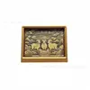 Escultura de relieve en oro macizo y cobre de una oveja líder, adorno de estilo chino, nuevo regalo de estilo chino para clientes en exposiciones y eventos de seguros, al por mayor hecho a medida