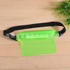 Riñonera impermeable para exteriores de PVC transparente con tarjetero para autobús, tarjeta de acceso, tarjeta de trabajo, bolsa impermeable transparente para teléfono móvil