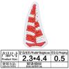 Parche de tela con diseño de insignia de la serie Sailing, con procesamiento creativo de bordado por computadora, para gorras, zapatos y sombreros.
