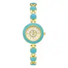 Reloj de cuarzo de lujo de alta calidad para mujer, reloj de pulsera redondo moderno y a la moda, adecuado como accesorio o regalo