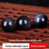 Fio de contas soltas de arenito azul estrelado, contas redondas, contas de cristal, material semiacabado para DIY feito à mão, pulseira, colar, acessórios de joias