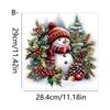 Papá Noel Muñeco de Nieve Pegatina para Inodoro Navidad Supermercado Baño Inodoro Decoración de Atmósfera Festiva Pegatina de PVC