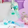 Chaveiro de Óleo Lua Crescente Estrelada Original Sanrio Pingente Coração de Menina Mochila Delicada Celebrante Cibernético Boneca Kulomi