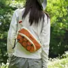 Bolsa Transversal de Viagem Estilo Esportivo Outdoor para Homens e Mulheres 2026 Nova Leve Casual Versátil Bolsa de Peito Formato Dumpling Bolsa de Cintura