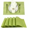 Seleccionados Cuidadosamente y Populares en el Comercio Exterior, Manteles Individuales Tejidos para Decoración de Mesa de 22 Piezas con un Toque de Lujo, Manteles Individuales Estilo Occidental, Tapetes Aislantes de Calor para Tazas de Té y Platos