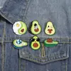 Insignia Linda de Dibujos Animados de Comida Aguacate Gato Astronauta Corazón Estilo Niche Broche de Metal
