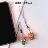 Auténtico Colgante Llavero Set de Pequeño Monstruo Nariz Pequeña de la Montaña Langlang Mini Audífono Correa para Teléfono Encanto para Bolsa