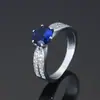 Joia Transfronteiriça Desejo Mais Vendido Europeu e Americano Anel Feminino Simples Clássico Tendência Moda Seis Garras Zircônia Venda Direta do Fabricante